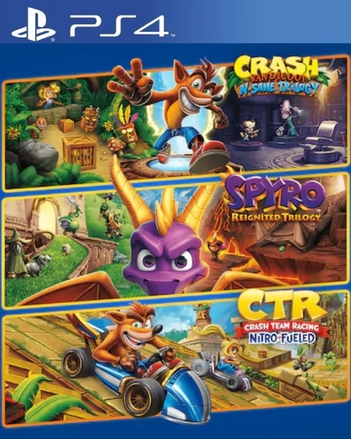 Portada de Lote Triple Juego de Crash™ + Spyro™