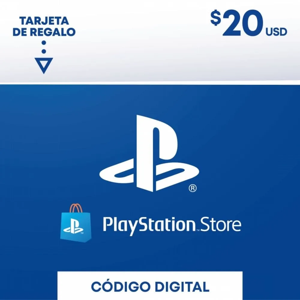 Portada de Play Station Card 20$ - USA