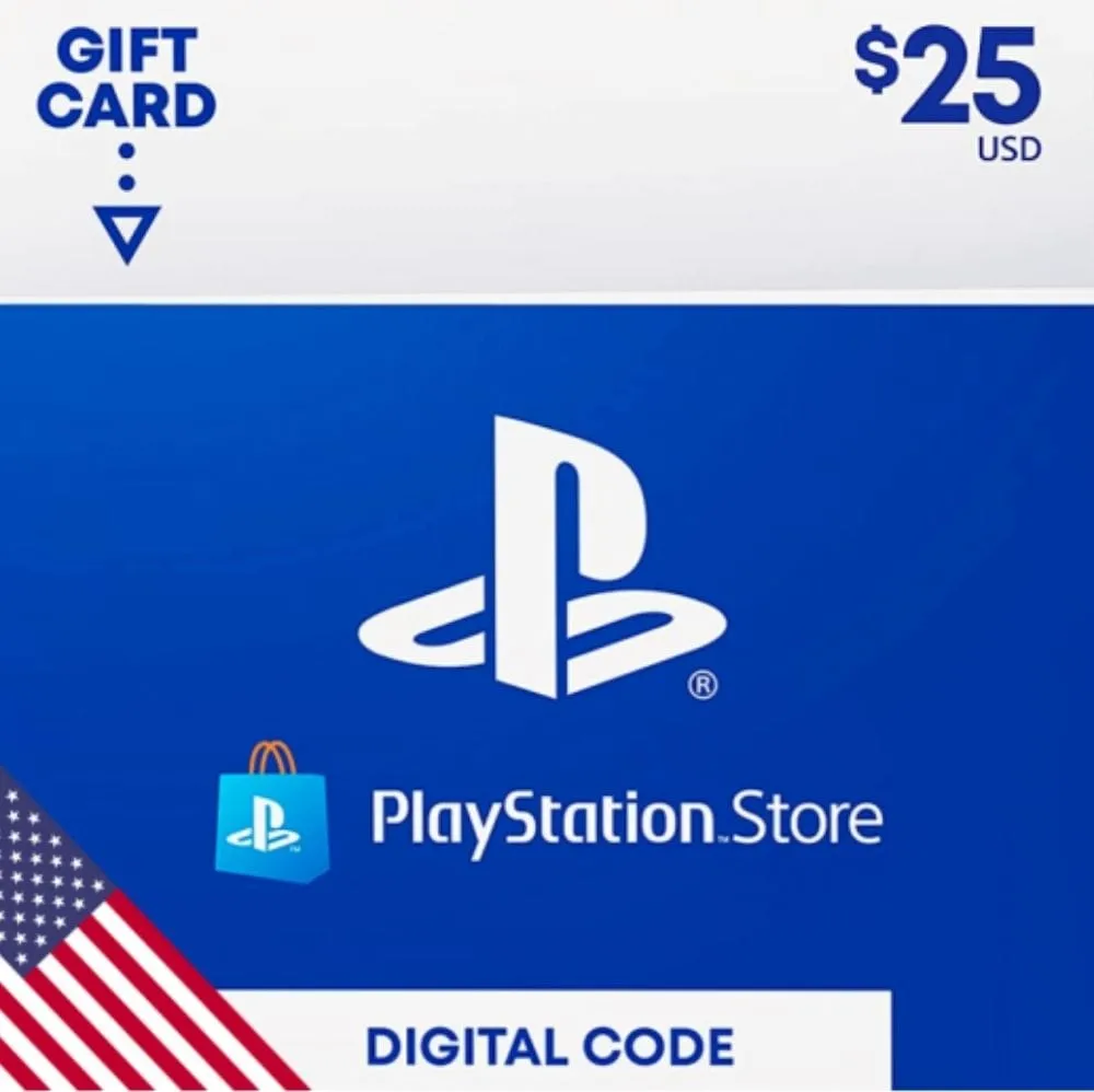 Portada de Play Station Card 25$ - USA