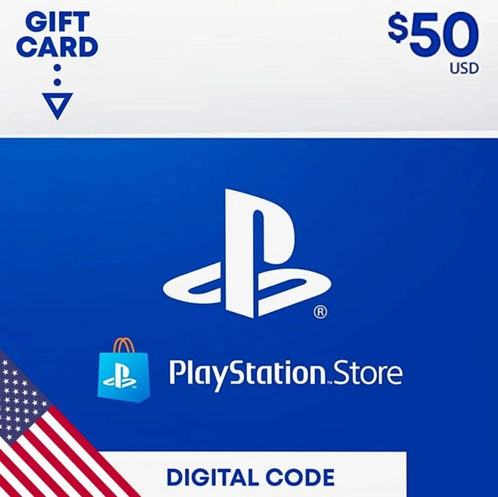 Portada de Play Station Card 50$ - USA